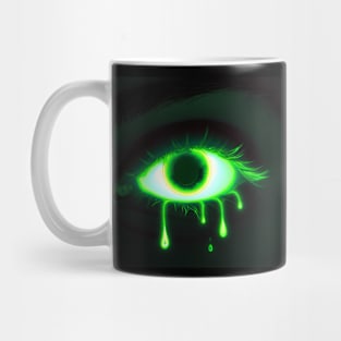 Dripping Neon Eye Mug